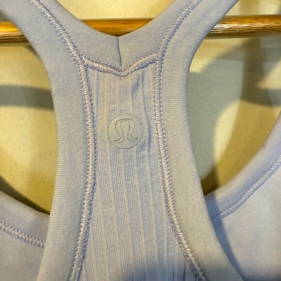 Lululemon Ebb to Street Racerback Ribbed Tank Top 6 Athletic Workout Gym - Picture 3 of 5